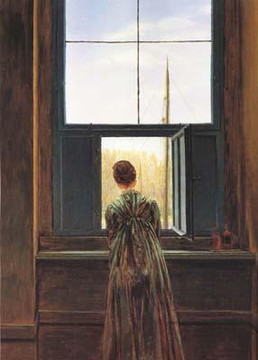 Caspar David Friedrich Woman at the Window (mk10) Germany oil painting art